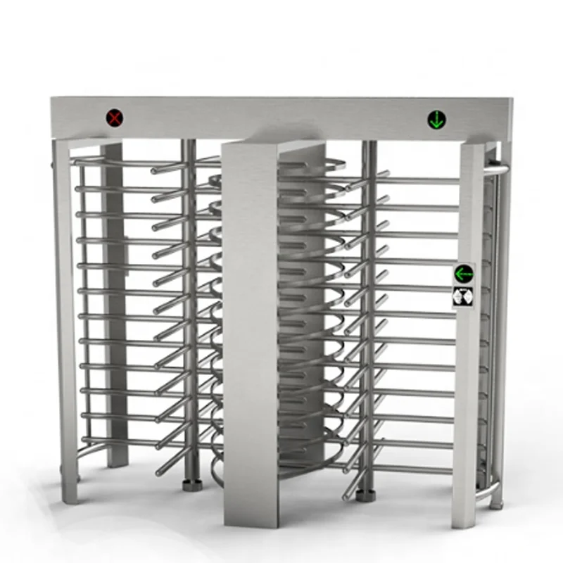 Smart Waist High Revolving turnstile/ Biometric Half Height Revolving Turnstile Gate With Access Control