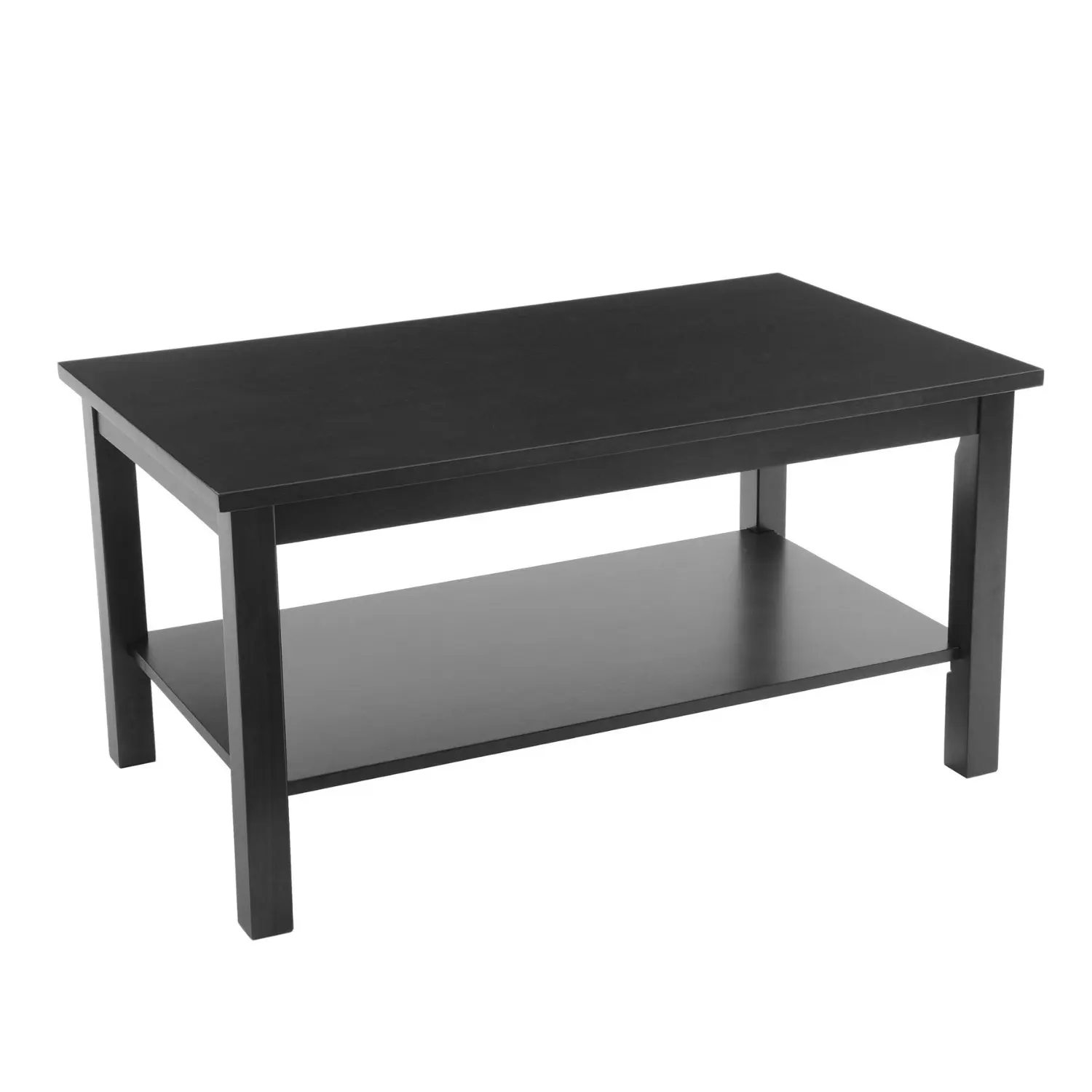 Bay S Collection Coffee Table With Full Wood Top And Lower Bay S Collection Coffee Table With Full Wood Top And Lower Shelf Black In Price On M Alibaba