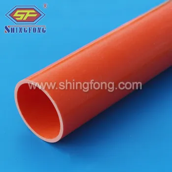 Black Orange Color Pvc Pipe List Conduit Pipe - Buy Orange Pvc Pipe ...