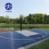 Outdoor easy-install pp interlocking tiles for basketball court
