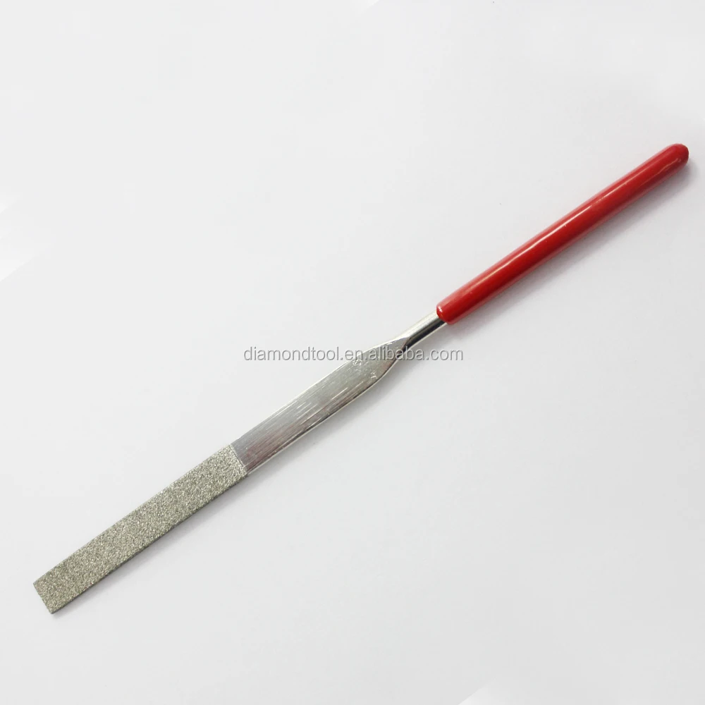 Electroplated Diamond Flat Hand File/diamond Thin Flat Files/round