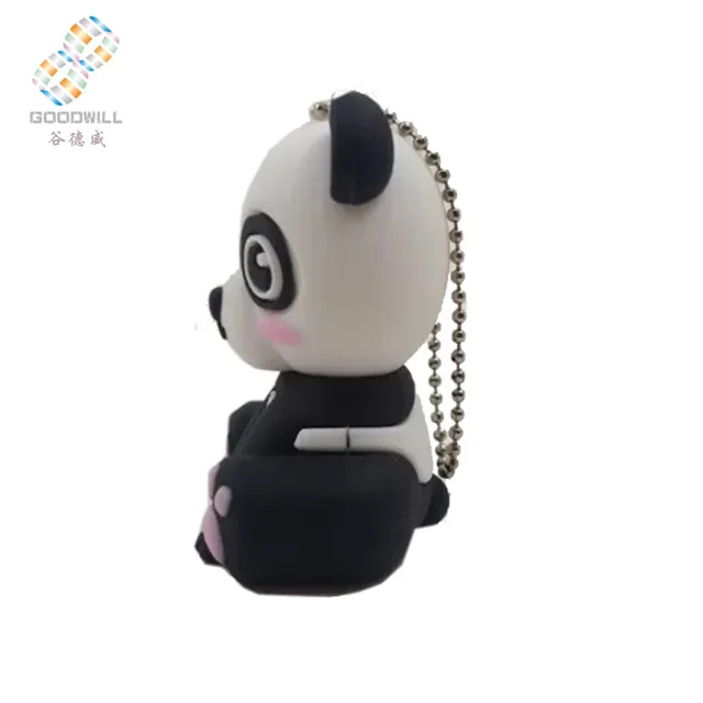 wholesale promotion gift panda girl lady shape usb 2.0 3.0 usb flash drive - ANKUX.COM