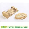 red heart-shaped wooden pocket massager