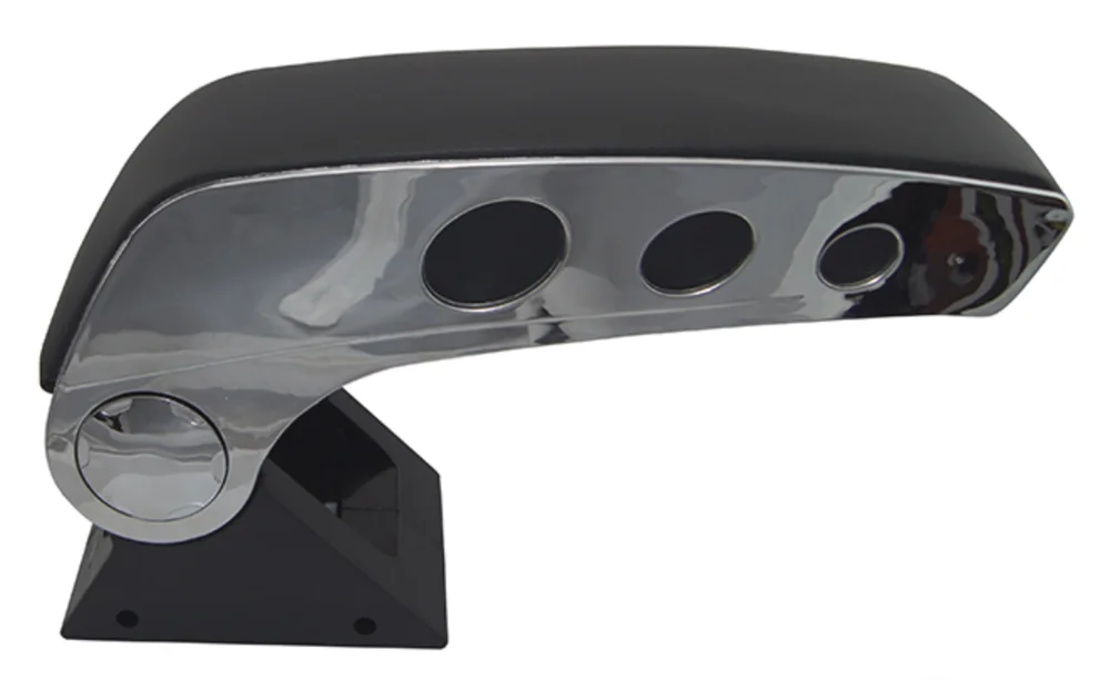 Universal Portable Plastic Car Armrest Organzier Chrome Multi Console
