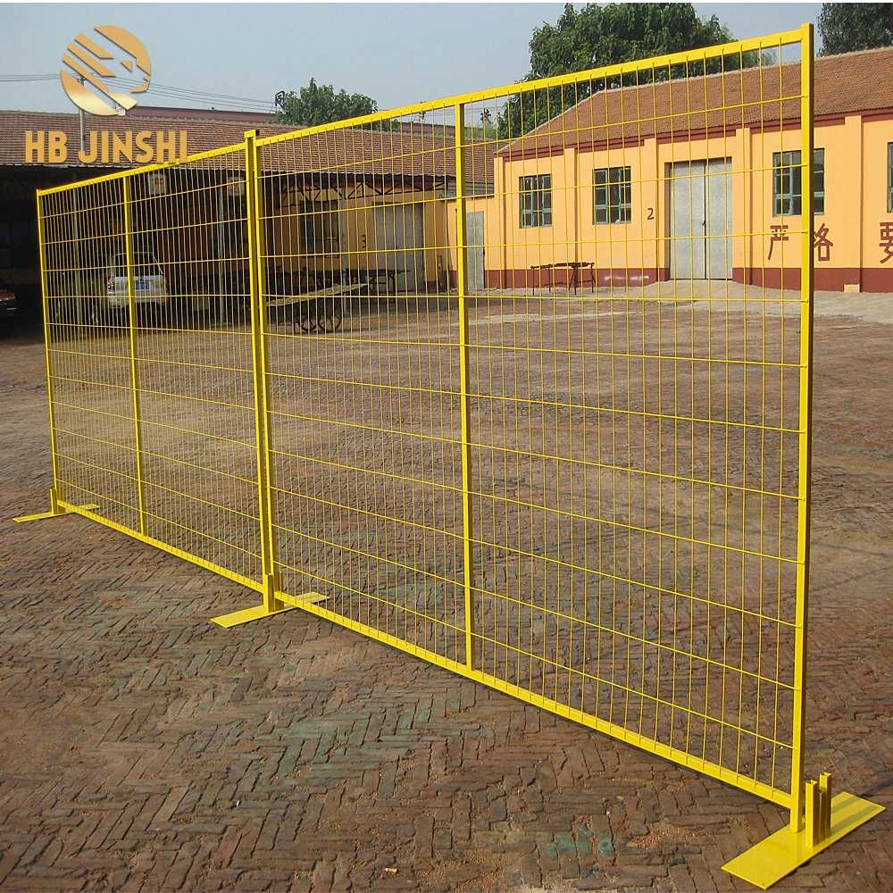 Canada Yellow Color Pvc Powder Coated Construction