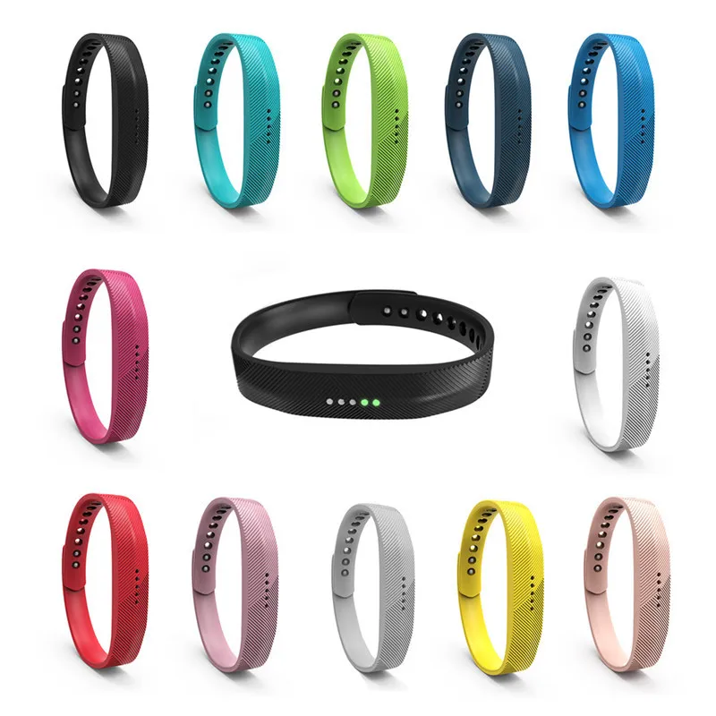 New Replacement Wrist Band Silicon Strap Bracelet+Buckle For Fitbit flex 2 S/L 