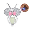 Factory Wholesale Jewelry 925 Silver Luminous Minnie Mouse Charm Beads