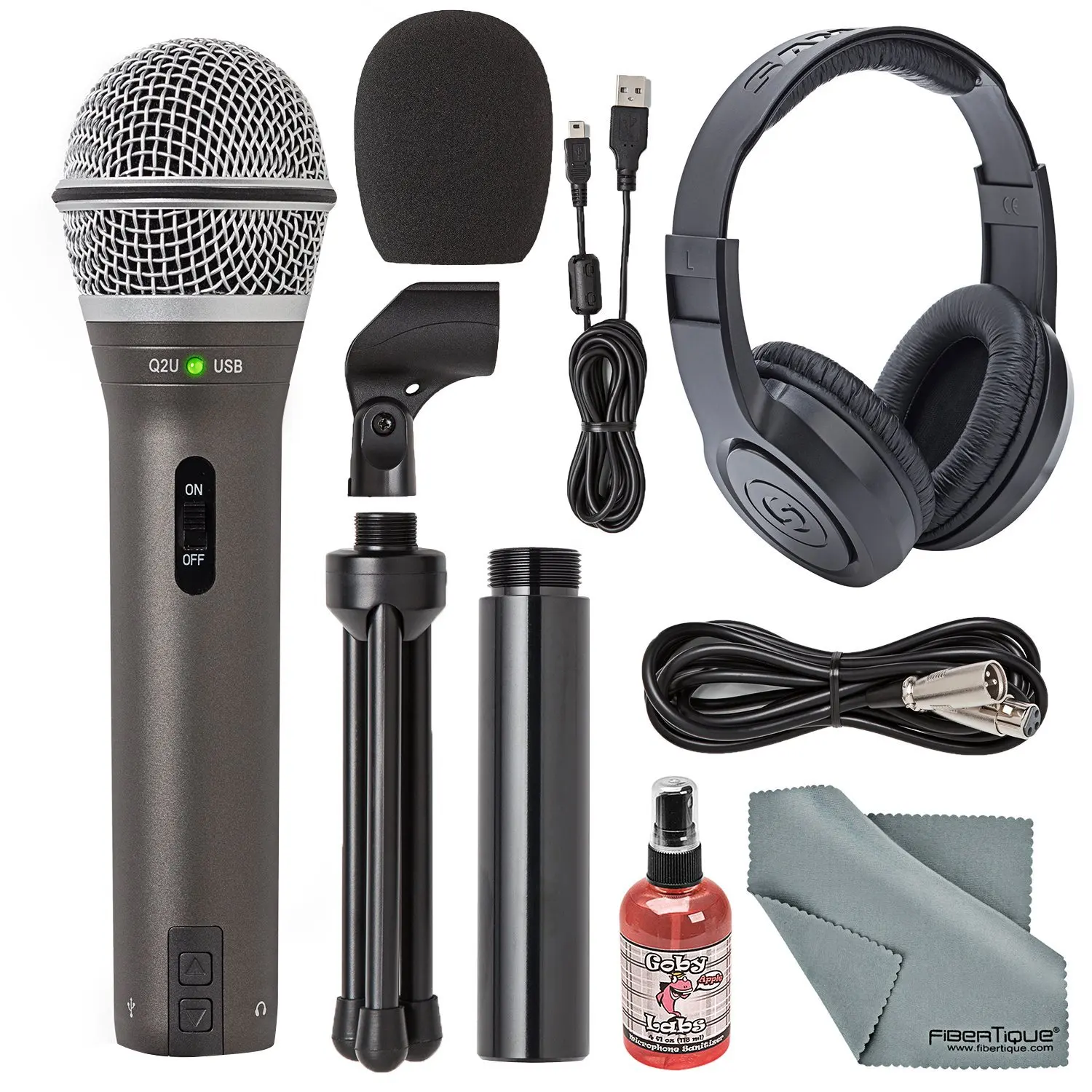 samson q1u supercardioid usb dynamic microphone