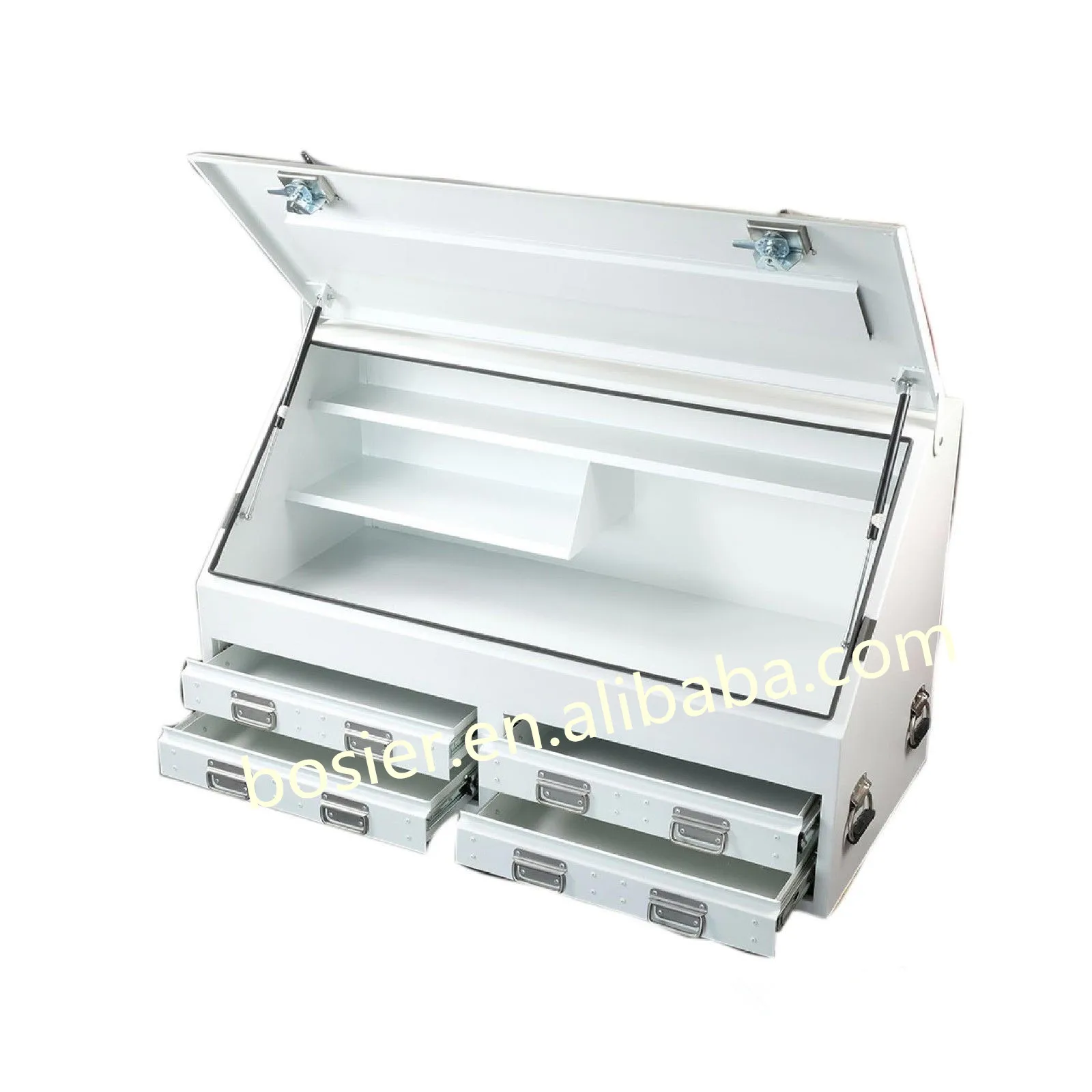 Upright Truck Ute Steel Tool Box 1300mm Ball Bearing Slide Tbar Lock