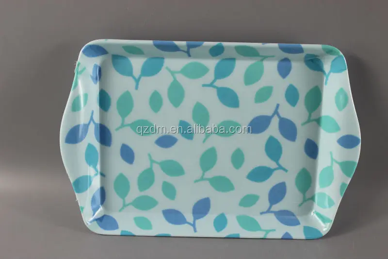 Customized Designs Melamine serving tray Plastic Tea tray