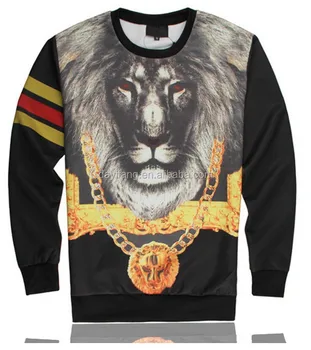 3d lion sweatshirt