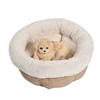 Hot sale pad round bed pet beds small dogs animal dog round outdoor pet bed soft bedding for small pets