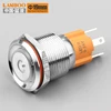 LANBOO 19mm 10A High Current Mechanical Metal Switch With Plat With Ring LED+Power Symbol