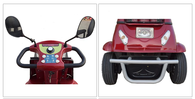 Safe Comfortable Outdoor 4 Wheels Electric Disabled Person Mobility Scooter for Elders