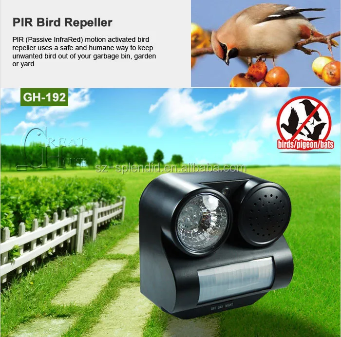 Pest Control Gh192 Bird Scare Devices,Electronic Bird Scare Buy Bird