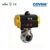 COVNA Food Grade 2 Inch 3 Inch Sanitary Clamp Pneumatic Butterfly Valve