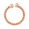 Surgical Steel Rose Gold Plated Fake Septum Hanger Clip On Non Piercing Twisted Nose Ring
