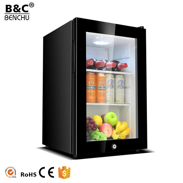 Compressor Refrigerator Hotel Mini Bar Source Quality 62l 95l Refrigerator Home Appliances Small Size Freezer Mobile Fridge Mini