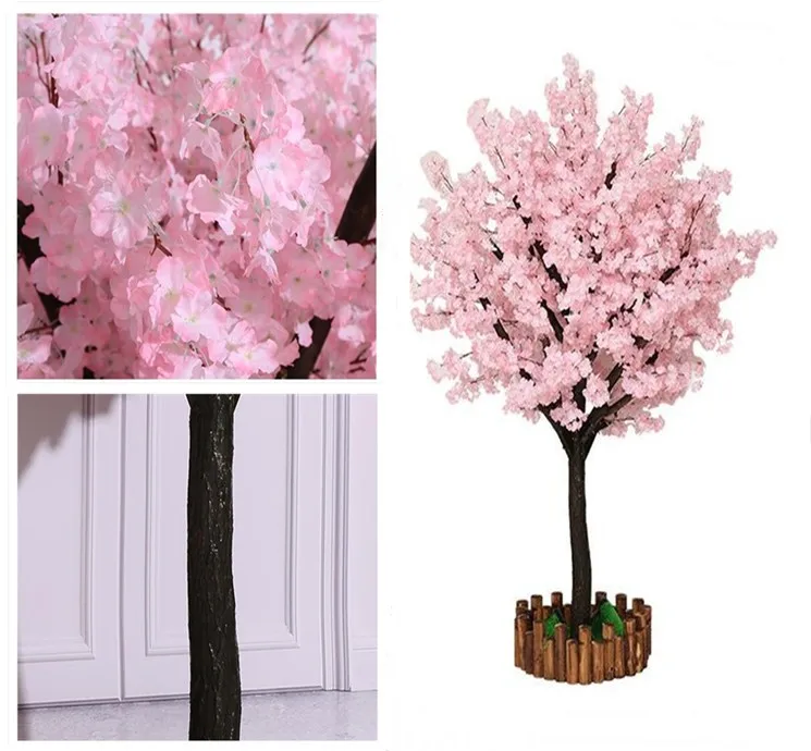 Large Simulated Silk Cherry Blossom Tree Artificial Cherry Blossom For