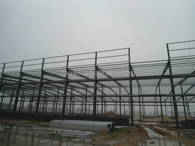 High quality steel beam and column industrial plant