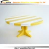 Customized Yellow Hi-macs Solid Surface Round Table STTB-640
