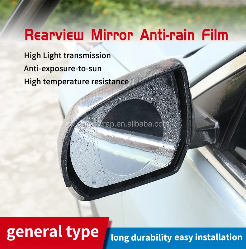 Carlas Automobile Antifog Rear View Mirror Waterproof Protector Film