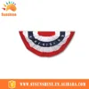 Top quality home need cheap nylon material customized pleated USA flag