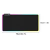 Magic USB charging RGB LED multi-color light custom led light mouse pad