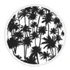 Promotional Beach Towel Custom Print, Circle Thick Round Beach Towel Bamboo