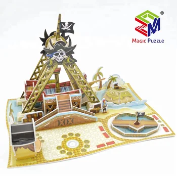 Swinging Pirate Ship Ride 3d Paper Cardboard Jigsaw Puzzle Gift Buy 3d Jigsaw Puzzles Pirate Gift Pirate Ship Product On Alibaba Com