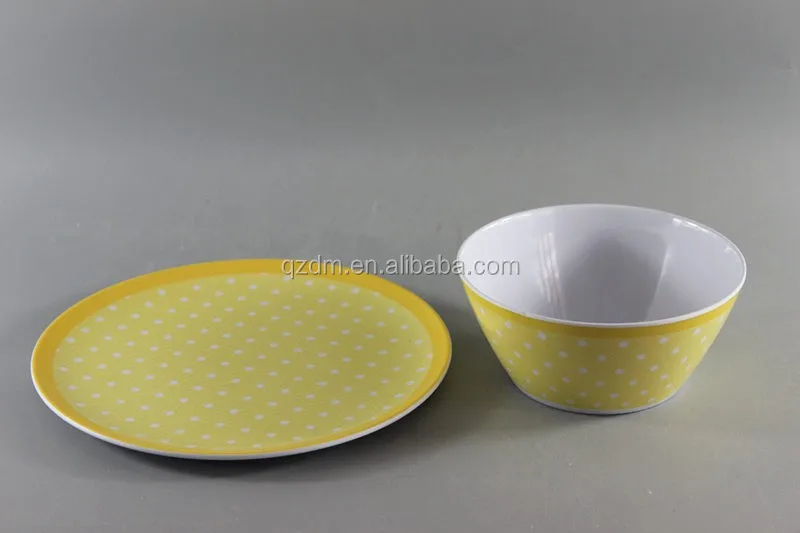 Hot Sale Melamine Dinner Set For Picnic Outdoor Melamine Tableware