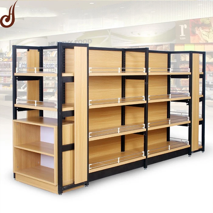 Customized Size Advertising Display Supermarket Stand ...
