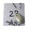 custom size black velvet laptop washable mouse pad