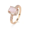 15321 xuping artificial women copper alloy for wedding party holiday gift delicate finger ring with 18k gold plated