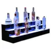 Custom Design Indoor Led Acrylic 3 Bottle Wine Rack