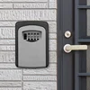 Outdoor Digit Wall Mount Combination Password Lock Aluminum Wall Mount Key Storage Secret Key Box Organizer Safe Security