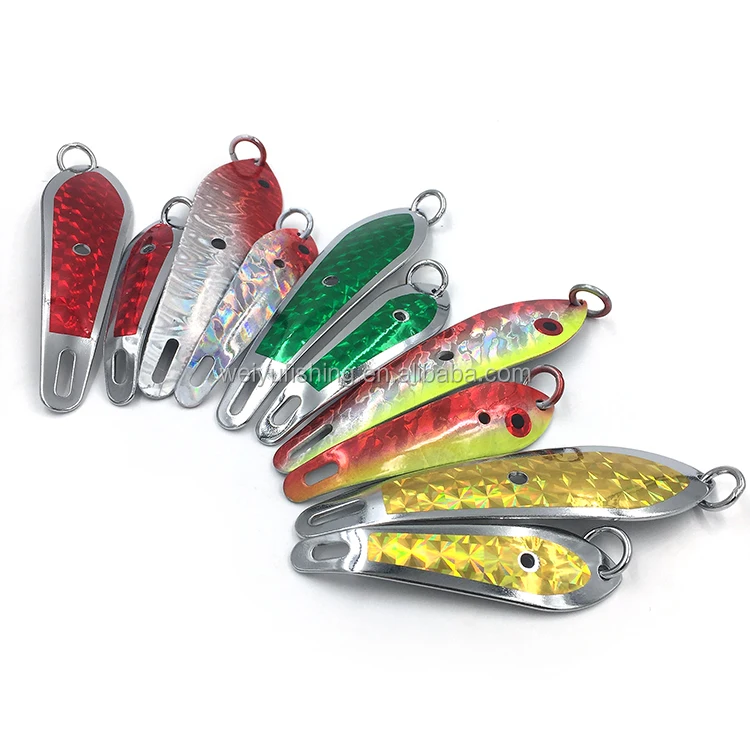 Stainless Steel Fish Spoon Lure With Hook Fishing Lure Fishing Tackle 6