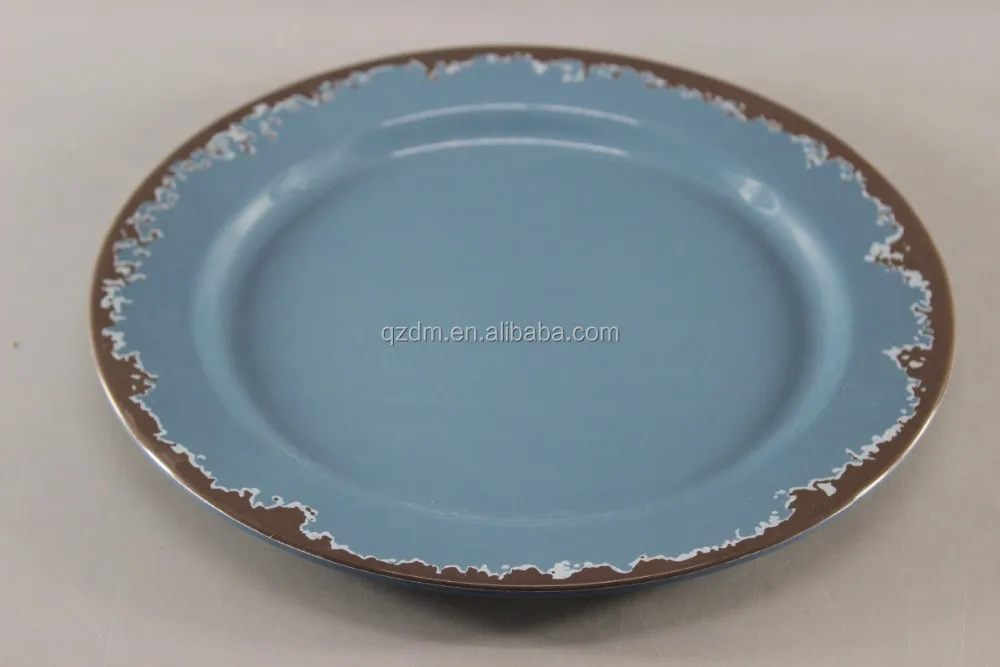 Vintage Style Melamine dinner plate
