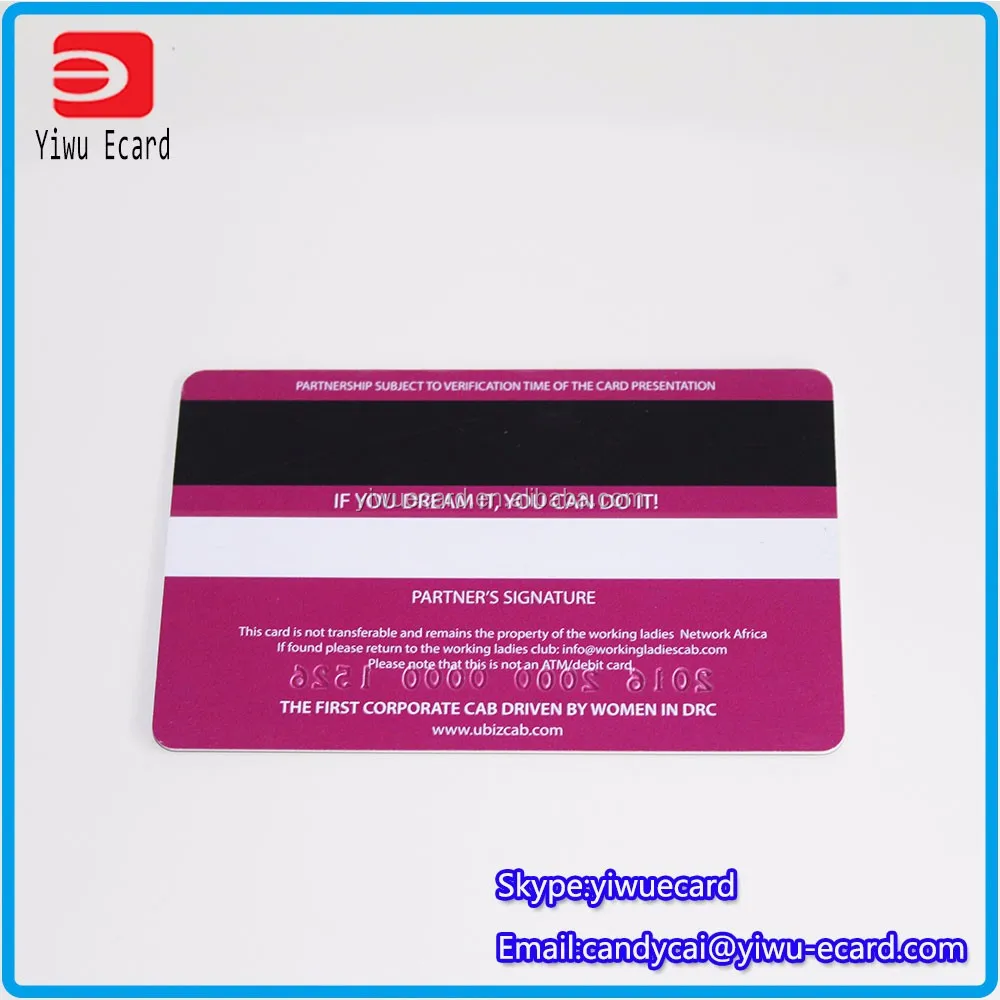 High Quality Embossed Number Plastic Business Cards Vip ...