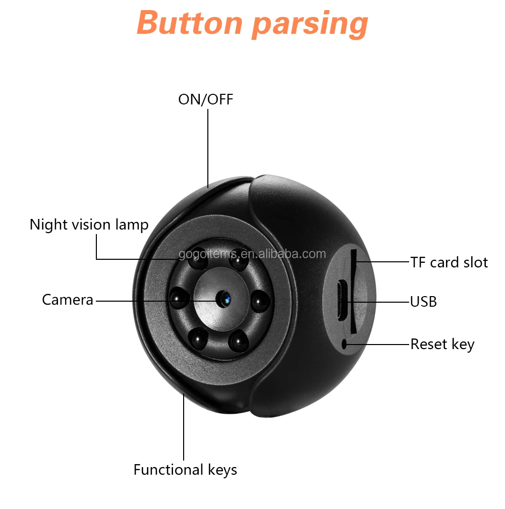 Wholesale Price Room Ceiling Fan Mini Hidden Cctv Spy Camera Invisible