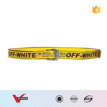 Wholesale Factory Price Off-white Yellow Industrial Belt Fashion Now - Buy Off-white Belts ...
