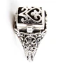 Customized Women fashion sterling silver vintage style cremation ring
