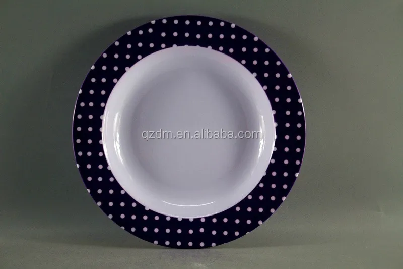Deep Melamine Soup Plate Popular Design For 2017