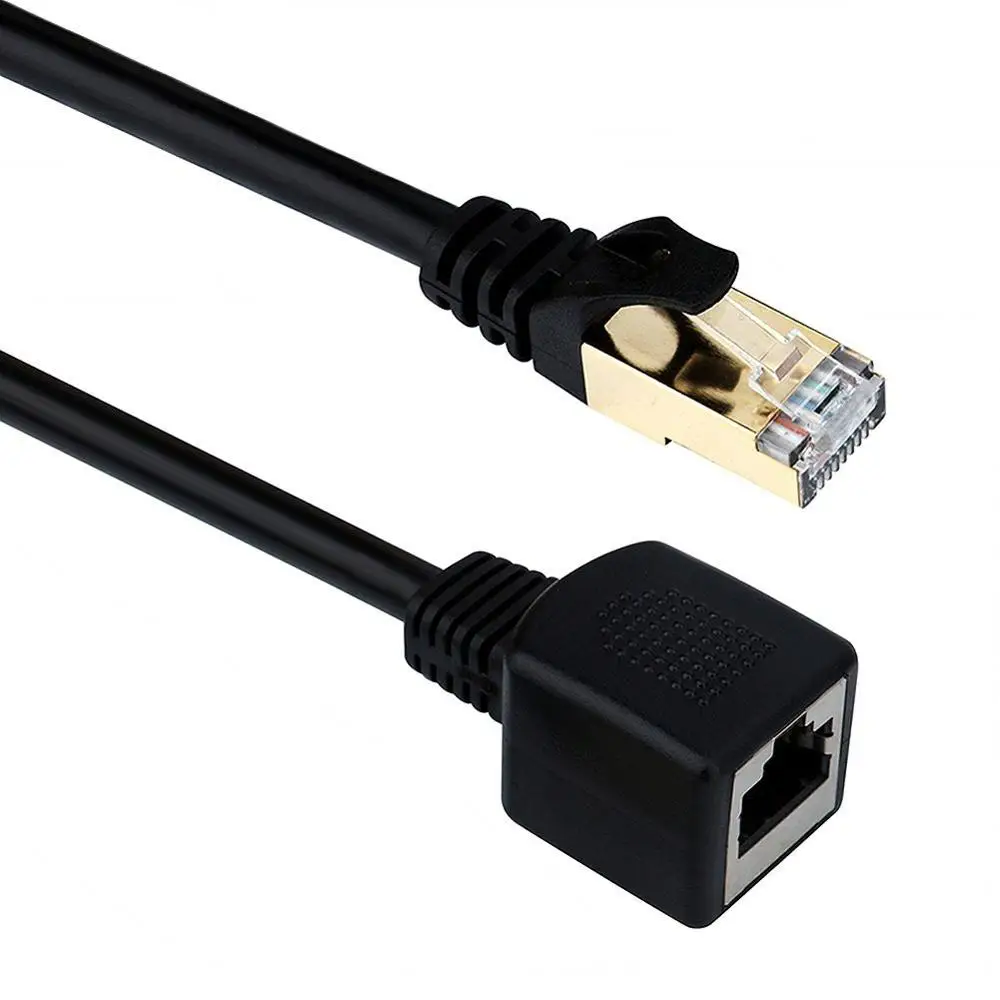 Extension Cable Cat6 Rj45 Male To Female Shielded Lan Network