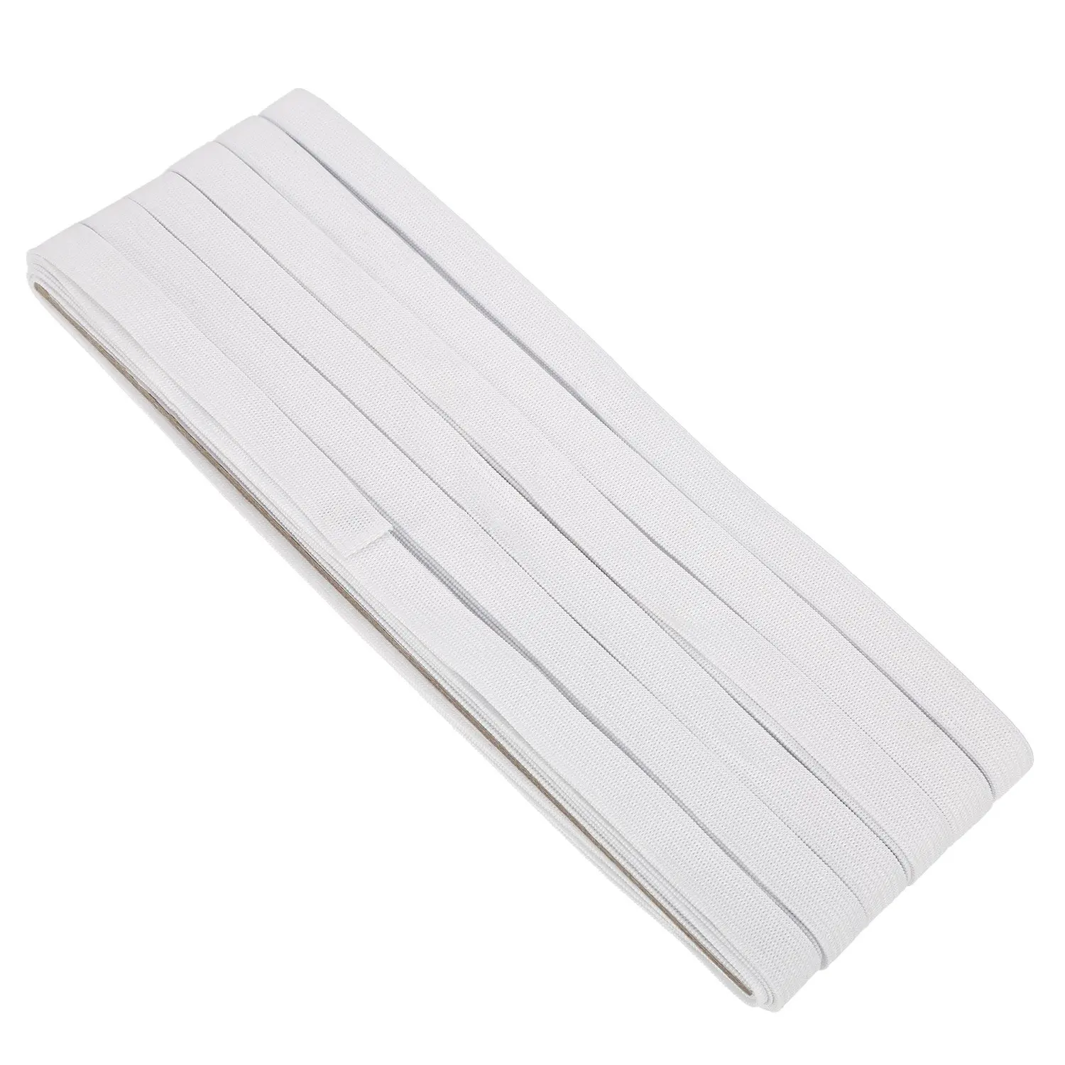COTOWIN 1-inch White Plush Elastic by 3 Meters,Soft Comfortable Sewing Elastic Waistband Band