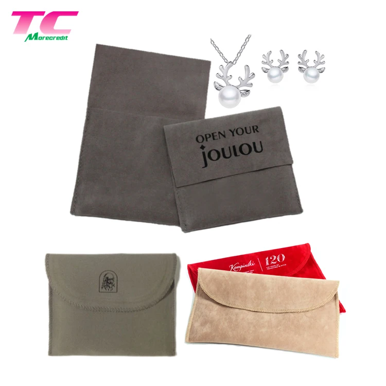 Velvet jewelry pouch-1205