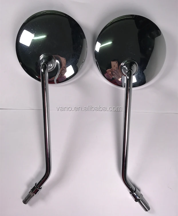 M10 polished SIMSON MZ rear view side mirrors