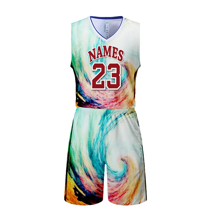 2018 Wholesale Blank Best Basketball Jersey Design Blue Color Latest Uniform 100 Polyester Mesh