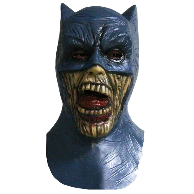 eco-friendly halloween costumes mask rubber latex zombie batman