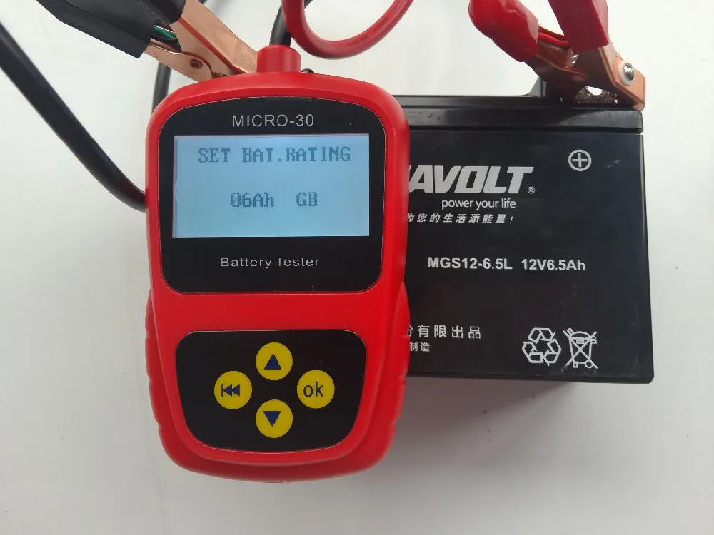 Original Motorcycle Battery Life Checker Cca Battery Tester Micro30 Buy Car Tester,Diagnostic